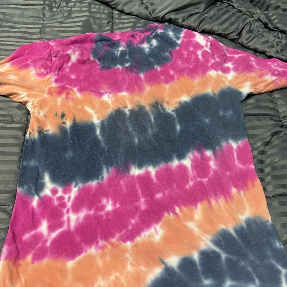 Tie dye skater shirt kids “all in your head”